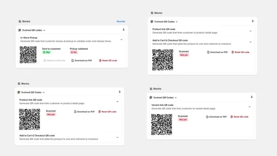 Evolved QR Codes screenshot