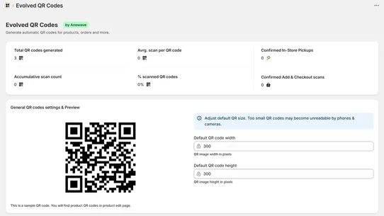 Evolved QR Codes screenshot