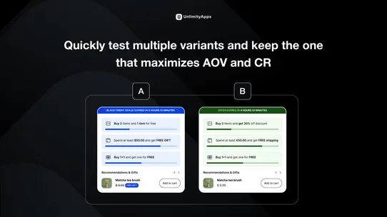 Unlimity Deals Breaks &amp; Upsell screenshot