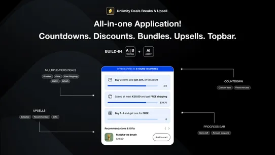 Unlimity Deals Breaks &amp; Upsell screenshot