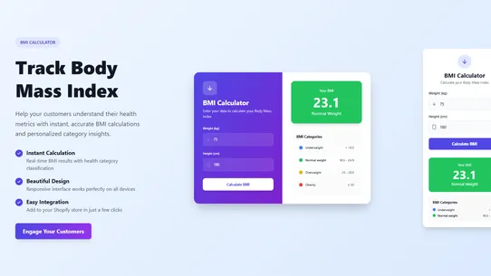FitNumbers ‑ Body Calculators screenshot