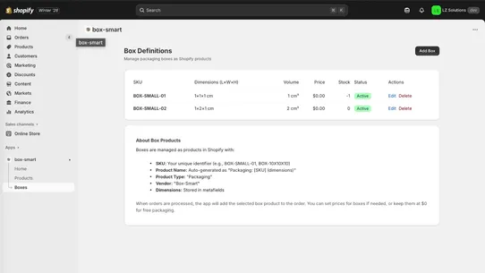 Box Smart screenshot