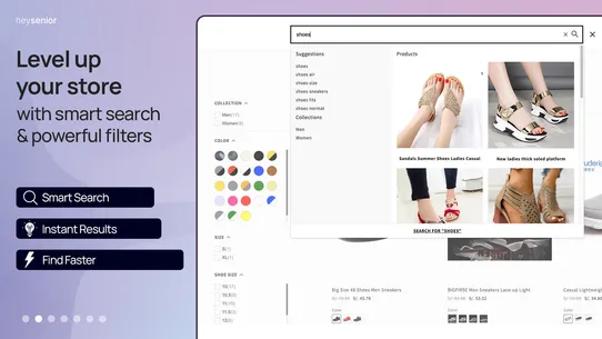 Filtor Search &amp; Product Filter screenshot