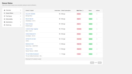 DemandLoop: Back in Stock screenshot