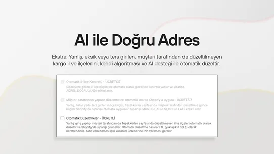 Kargo Adres Doğrulama screenshot