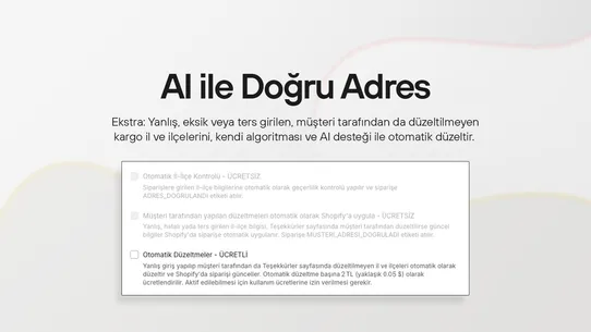 Kargo Adres Doğrulama screenshot
