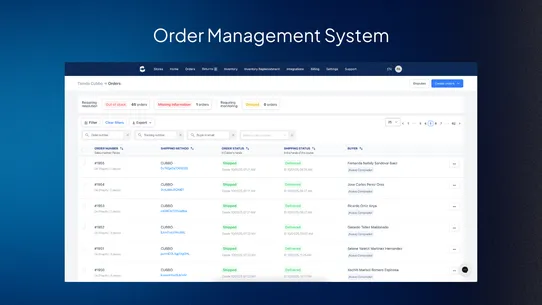 Cubbo Fulfillment screenshot