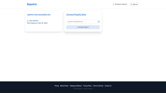 Reportrix screenshot