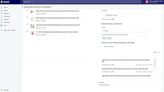 Simple Bulk Tag Editor screenshot