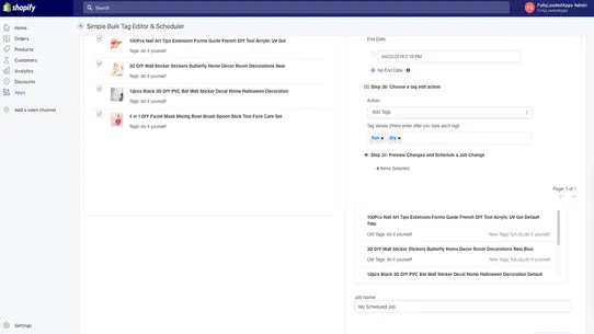 Simple Bulk Tag Editor screenshot