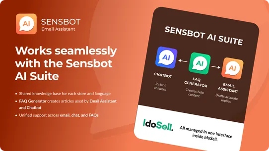 Sensbot AI Email Assistant screenshot