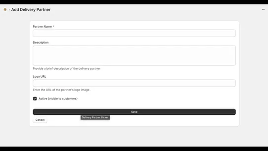 Dr.CRO Delivery Partner Picker screenshot