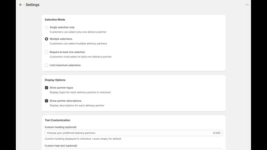 Dr.CRO Delivery Partner Picker screenshot