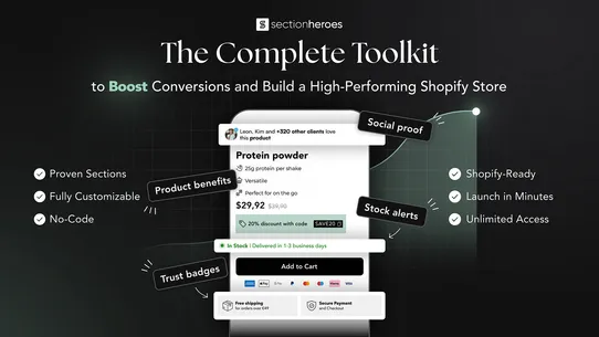 Sectionheroes ‑ Theme Sections screenshot
