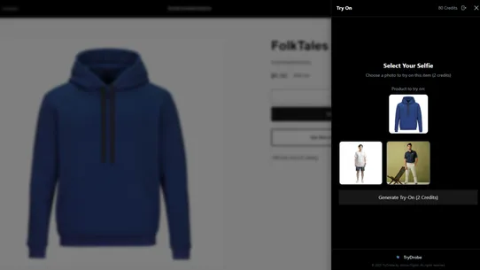 TryDrobe ‑ AI Virtual Try‑Ons screenshot