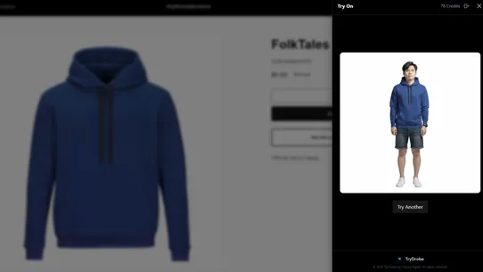 TryDrobe ‑ AI Virtual Try‑Ons screenshot
