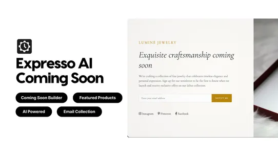 Expresso AI Coming Soon screenshot