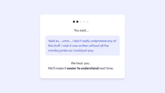 Asklet: Smart Feedback Widgets screenshot