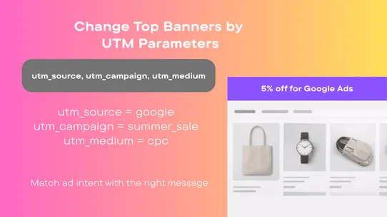Smart UTM Banner screenshot