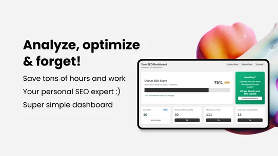 1 click AI SEO + meta + ALTS screenshot