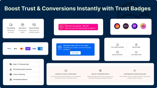 Sonic Trust Badges &amp; Icons screenshot