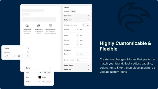 Sonic Trust Badges &amp; Icons screenshot