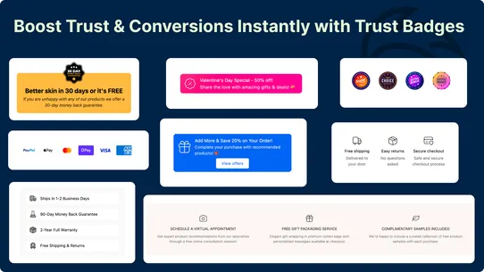 Sonic Trust Badges &amp; Icons screenshot