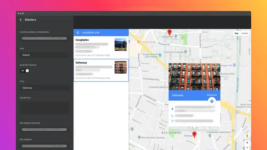 Google Maps ‑ Store Locator screenshot