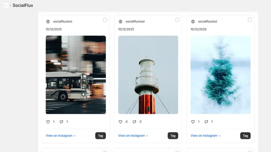 SocialFlux screenshot