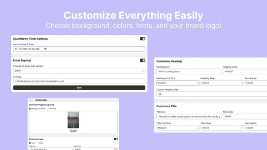 Coming Soon ‑ Countdown Page screenshot