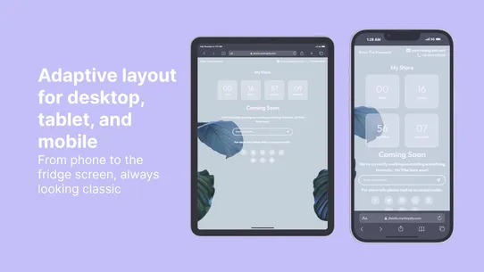 Coming Soon ‑ Countdown Page screenshot