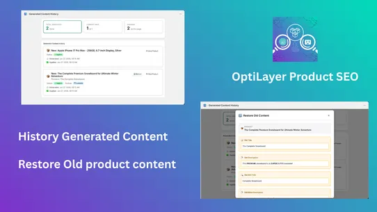 OptiLayer Product SEO AI screenshot