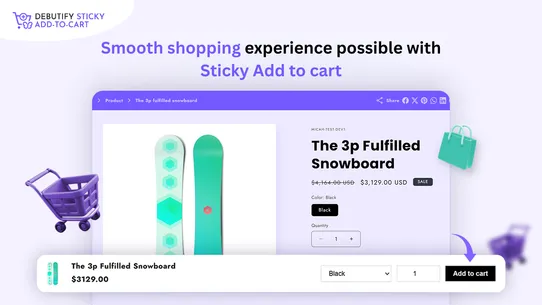 DB Sticky Add To Cart Bar screenshot