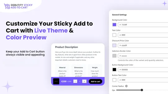 DB Sticky Add To Cart Bar screenshot