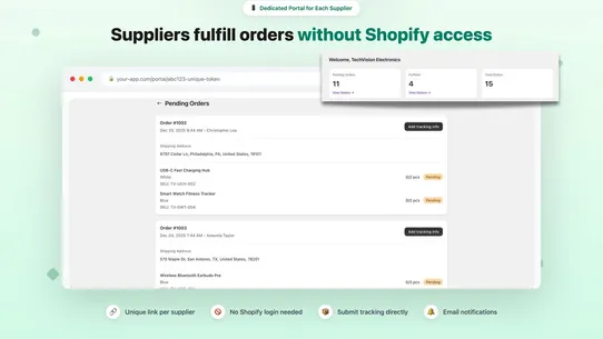 SupplySync Multivendor Orders screenshot