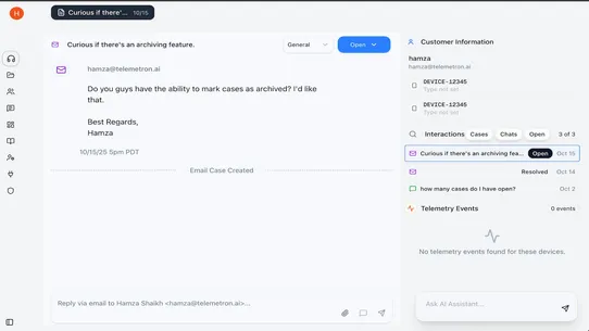 Telemetron screenshot
