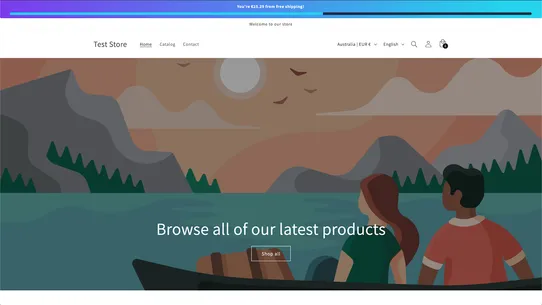 EA• Free Shipping Bar &amp; Upsell screenshot