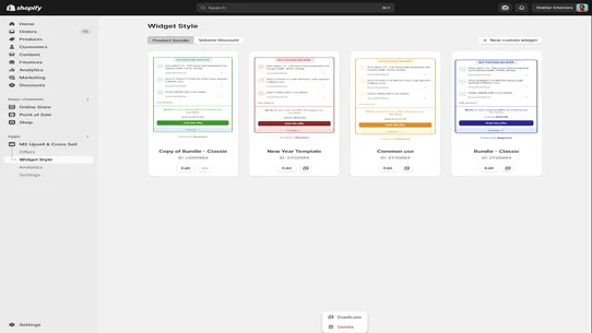 Velion Upsell &amp; Bundle screenshot