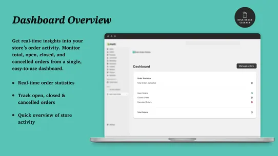 SML Bulk Order Cleaner Manager screenshot
