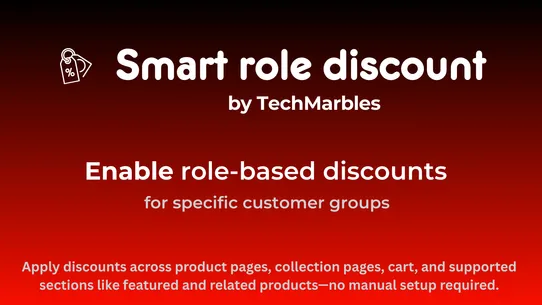Smart Role Discount screenshot