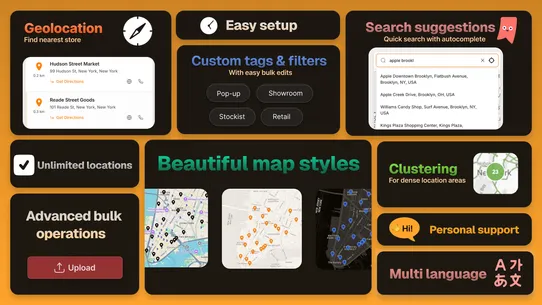 Mapsy: Store Locator &amp; Maps screenshot