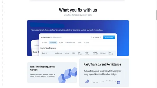 Logiance Logistics screenshot