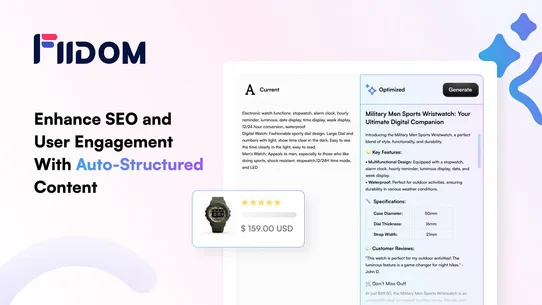Fiidom: AI Product Description screenshot