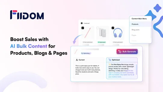 Fiidom: AI Product Description screenshot