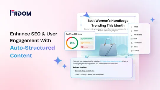 FD SEO AI Blog Post Builder screenshot