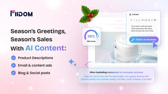 Fiidom: AI Product Description screenshot