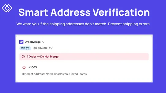 OrderMerge: Duplicate Alert screenshot