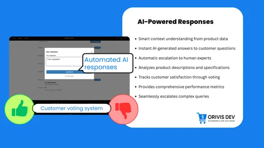 AI Product Questions &amp; Answers screenshot