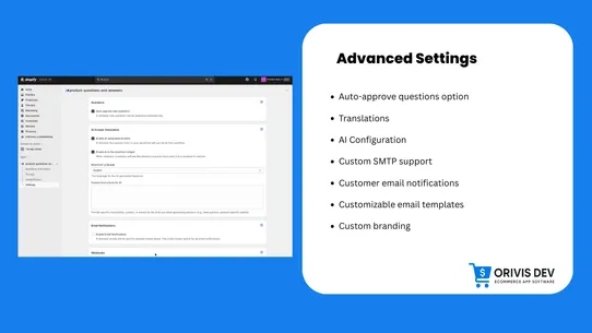 AI Product Questions &amp; Answers screenshot