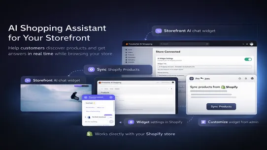 Firestarter AI Shopping Widget screenshot